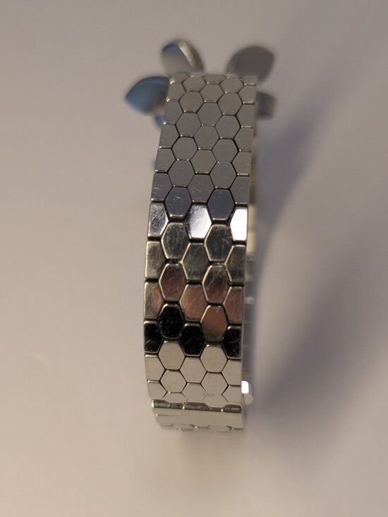 Citizen EcoDrive Lobella Crystal Flower Watch Sterling Silver Purple Face 550371 main image 15